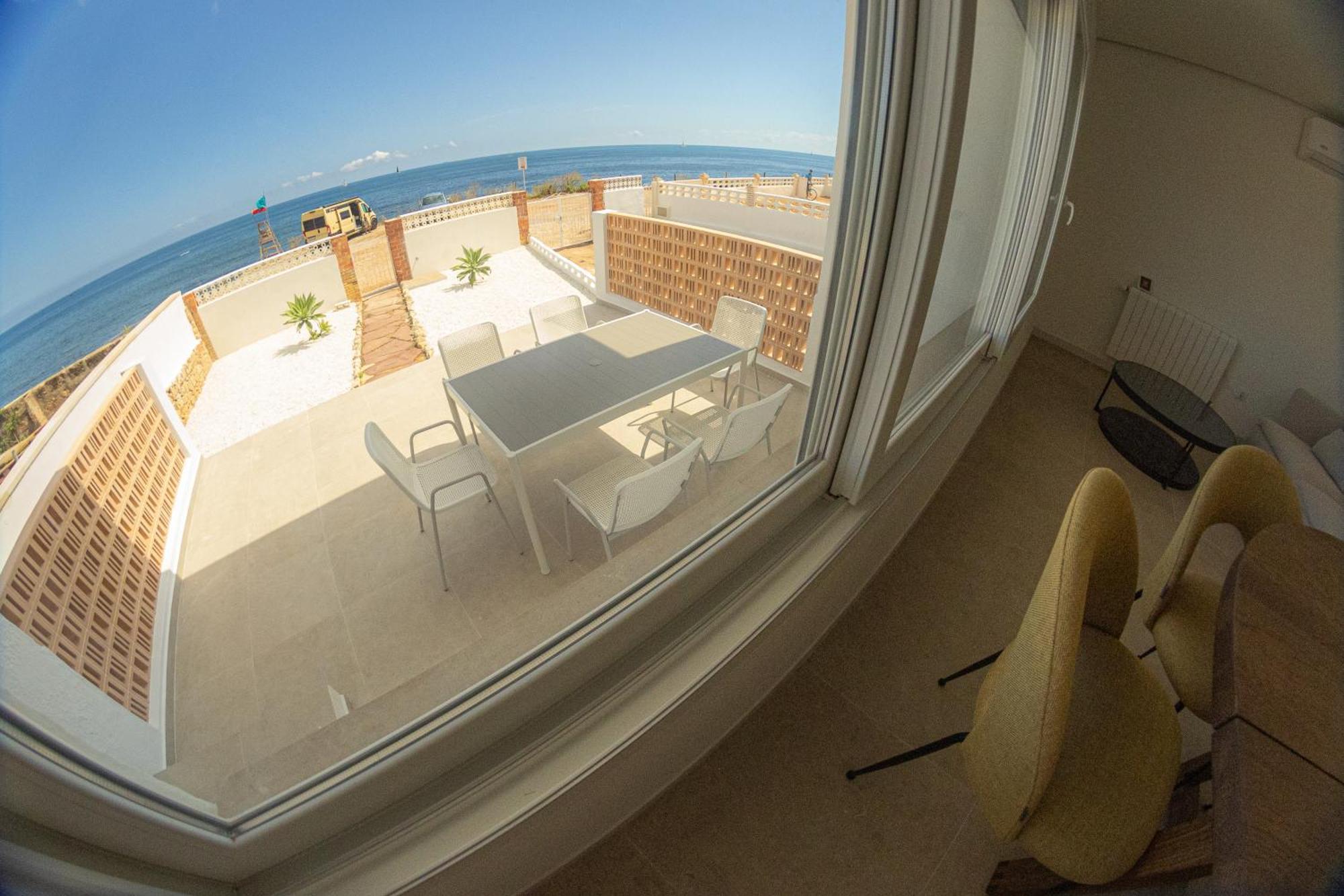 Vistas Y Terraza Panoramica Frente Al Mar En Denia, Las Rotas Eksteriør bilde